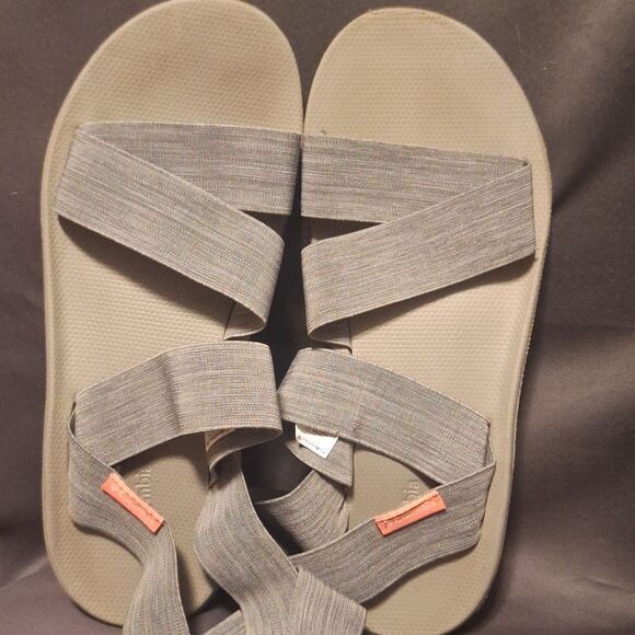 Columbia womens gray Barraca stretch ankle strap outdoor sandals size 9 - Picture 4 of 8